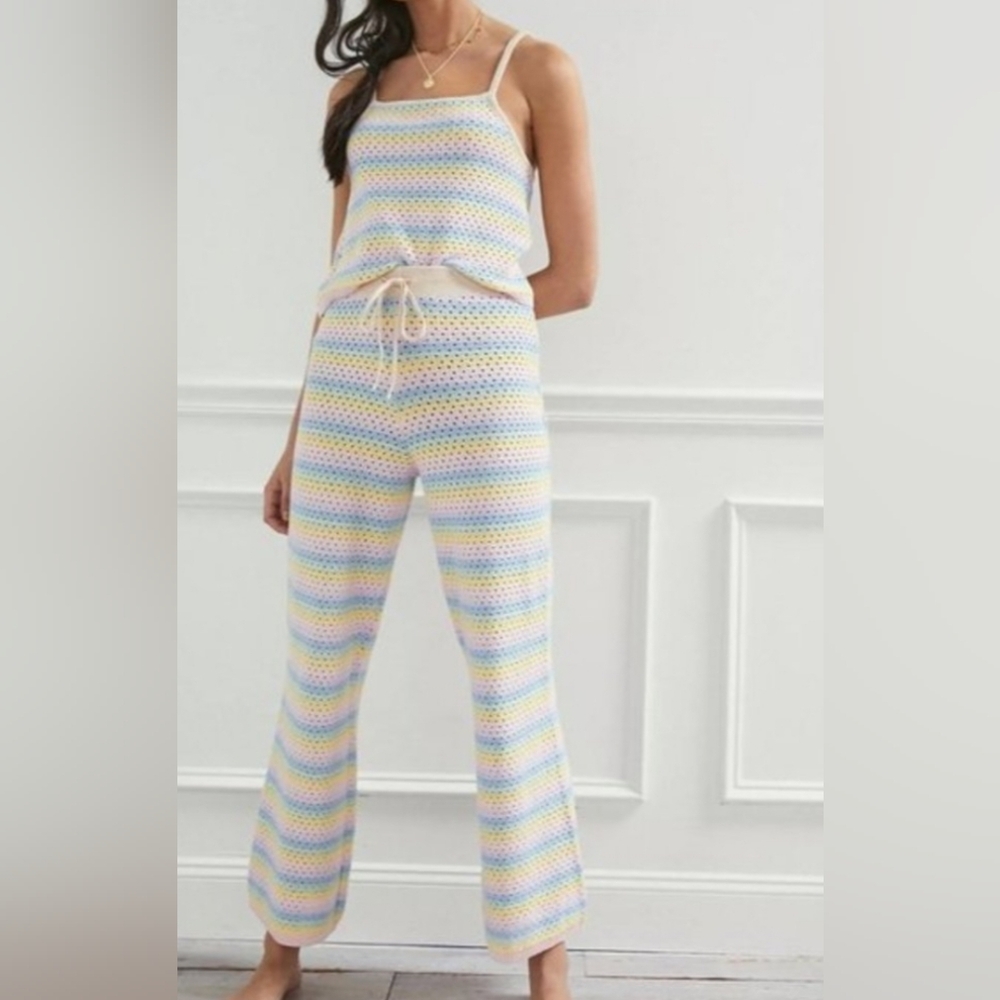 Women's Rainbow knit Lounge Set